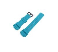 XTVKFWJAB Uhrenarmband aus Kunstharz for Herren, kompatibel mit Casio AQ-S810W WC5208 AEQ-110W W-735H, Damen-Gummiarmband, Zubehör, 18 mm(Turquoise blue)