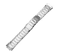 XTVKFWJAB Uhrenarmband Rado 6021 Serie, massiver Wolframstahl, Schmetterlingsschließe, konkave Öffnung, Herren- und Damenarmband, 21 x 12 mm, 13,5 6(Silver,21-12mm)