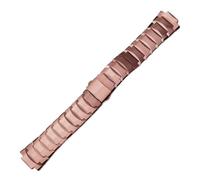 XTVKFWJAB Uhrenarmband Rado 6021 Serie, massiver Wolframstahl, Schmetterlingsschließe, konkave Öffnung, Herren- und Damenarmband, 21 x 12 mm, 13,5 6(Rosegold,21-12mm)