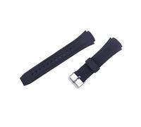 XTVKFWJAB Uhrenzubehör Herren-Uhrenarmband aus Harz, kompatibel mit Casio 5119 EF-552 PB-1A2, Damen-Gummiarmband, 20 mm, Schwarz