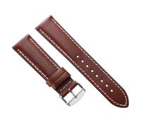 XTVKFWJAB Vintage-Uhrenarmband aus gewachstem Kalbsleder mit Schnellverschluss, kompatibel Seiko, weichem Rindslederarmband, Omega Business 18/20/22 mm Armband(Dark Brown,18mm)