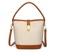 XTYDDG Modische kleine Umhängetasche für den Freizeiteinkauf | Luxuriöse kleine Damen Beuteltasche aus Stoff, Vintage PU Leder, gespleißt, geräumige Umhängetasche, Umhängetasche