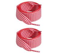 XTYDDG Schnürsenkel Breite flache Schnürsenkel aus | Bunte karierte Schnürsenkel, Einfache Ersatz Sneakers Schnürsenkel für den täglichen Sportschuh, Sportschuhe