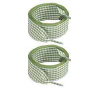 XTYDDG Schnürsenkel Breite flache Schnürsenkel aus, Green 100CM, F 100CM | Bunte karierte Schnürsenkel, Einfache Ersatz Sneakers Schnürsenkel für den täglichen Sportschuh, Sportschuhe