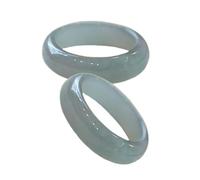 Xuancai Damen-Jade-Ringe im Retro-Stil aus natürlicher Jade, Dekoration für Feiertage, Geschenke, inklusive Geschenkbox, natürliche Jade-Ringe