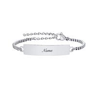 XUANPAI Baby Armband mit Namen Taufarmband Mädchen Junge - Personalisierte Namensarmband mit Gravur Kinderarmband mit Telefonnummer Individuelle Armbänder für Geburt Taufe Geschenke