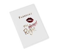 Xuanxi Mr. Mrs. Reisepasshülle für Damen, Herren, Kartenhalter, Geschenke, Mr. Mrs, weiß, Mass Beauty