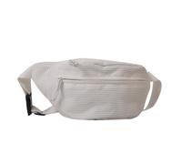 Xuanxi Taschen für Damen, Crossbody-Hüfttasche, Brusttasche für Teenager, Erwachsene, Cord, Bauchtasche, große Kapazität, Sporttasche, vielseitige Reise-Gürteltasche, weiß, Without pendant