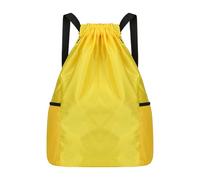 Xuanxi Wasserabweisender Rucksack mit Kordelzug, verstellbarer Schultergurt, leichtes Oxford-Gewebe, Turnbeutel zum Wandern, Schwimmen, verstellbarer Verschluss, Rucksack mit geräumigem Hauptfach