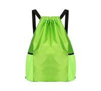 Xuanxi Wasserabweisender Rucksack mit Kordelzug, verstellbarer Schultergurt, leichtes Oxford-Gewebe, Turnbeutel zum Wandern, Schwimmen, verstellbarer Verschluss, Rucksack mit geräumigem Hauptfach