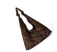 Xuanxi Zeitgenössische Wildleder Umhängetasche Geräumiges Fassungsvermögen Leoparden Unterarmtasche Shopper Für Trendiges Outfit Kombination Von Geräumigem Wildleder Mit Leopardenmuster