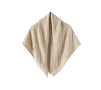 Xumh2024-3 Weiche Tücher Luxuriöser, dreieckiger Schal aus reinem Kaschmir mit Lochmuster for Damen, warmer Strickschal for Herbst und Winter Modische Deckenschals