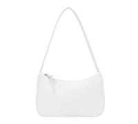 XUNXIANZHAO Everpertuk Umhängetasche Damen,Retro Umhängetasche, Schultertasche Leder Unterarm-Paket Frauen Clutch Bag, Achsel Handtaschen Schultertasche,Retro Totes Taschen (Weiß)