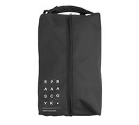 XuQiZZpp Reise-Schuhtasche, wasserdicht, Schuh-Organizer, Aufbewahrungstasche, Reißverschluss, Beutel für Fitnessstudio, Wandern, Camping, Schwarz Größe L, 37*20*10cm