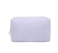 Xusdamyj Großes Federmäppchen aus Cord, Stiftetasche, Kosmetiktasche, Organizer für Damen