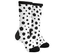 XVBCDFG Dalmatiner-Socken, lustige Crew-Socken für Damen und Herren, Dalmatiner, Einheitsgröße