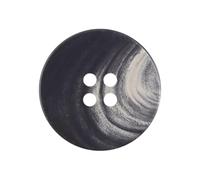 XWNXQ 10-20 Stück 11,5-27 mm echte Hornknöpfe, weiße strukturierte Naturhornknöpfe, 4-Loch-handgenähte Knöpfe für Kleidungsmäntel, Anzüge, Pullover, dekorative Knöpfe