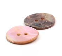 XWNXQ 20 Stück 10-20 mm Bunte Muschelknöpfe, runde Muschelknöpfe mit 2 Löchern und natürlicher Textur für Hemd, Strickjacke, Mantel, Windjacke, DIY-Nähzubehör