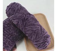 XWNXQ 5/10/20 Stück 100 g weiches Chenille-Samtgarn, mitteldickes Garn, zum Häkeln von Hausschuhen, Pullovern und Taschen