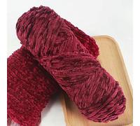 XWNXQ 5/10/20 Stück 100 g weiches Chenille-Samtgarn, mitteldickes Garn, zum Häkeln von Hausschuhen, Pullovern und Taschen