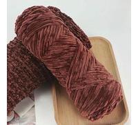 XWNXQ 5/10/20 Stück 100 g weiches Chenille-Samtgarn, mitteldickes Garn, zum Häkeln von Hausschuhen, Pullovern und Taschen