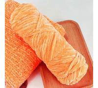 XWNXQ 5/10/20 Stück 100 g weiches Chenille-Samtgarn, mitteldickes Garn, zum Häkeln von Hausschuhen, Pullovern und Taschen