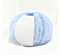 XWNXQ 8/12/16/20 Knäuel 50 g Mohairgarn mit Farbverlauf, weiches Mohairgarn zum Stricken, für selbstgemachte Häkelpullover, Schals, Mützen und Handschuhe