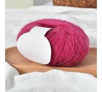 XWNXQ 8-16 Stück 20 g weiches und Flauschiges Mohairgarn, Mohair-Häkelgarn, zum Handstricken von DIY-Pullovern, Mützen, Schals und Strickjacken