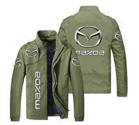 XWSBUDE Kleidung, Für Mazda 2 3 5 6 CX-3 CX-30 CX-5 CX-50 CX-60 CX-7 CX-8 CX-9 Sweatshirt Hoodie Outdoor-Freizeit-Cardigan-Jacken Klassische Sportbekleidung Joggingkleidung,E-L