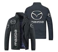 XWSBUDE Kleidung, Für Mazda 2 3 5 6 CX-3 CX-30 CX-5 CX-50 CX-60 CX-7 CX-8 CX-9 Sweatshirt Hoodie Outdoor-Freizeit-Cardigan-Jacken Klassische Sportbekleidung Joggingkleidung,C-XXXXL