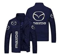 XWSBUDE Kleidung, Für Mazda 2 3 5 6 CX-3 CX-30 CX-5 CX-50 CX-60 CX-7 CX-8 CX-9 Sweatshirt Hoodie Outdoor-Freizeit-Cardigan-Jacken Klassische Sportbekleidung Joggingkleidung,D-XXL