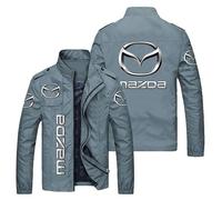 XWSBUDE Kleidung, Für Mazda 2 3 5 6 CX-3 CX-30 CX-5 CX-50 CX-60 CX-7 CX-8 CX-9 Sweatshirt Hoodie Outdoor-Freizeit-Cardigan-Jacken Klassische Sportbekleidung Joggingkleidung,A-L