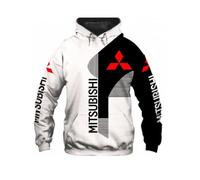 XWSBUDE Kleidung, Für Mitsubishi Fortis 2013-2024 Sweatshirt Hoodie Outdoor-Freizeit-Cardigan-Jacken Klassische Sportbekleidung Joggingkleidung,B-XXL
