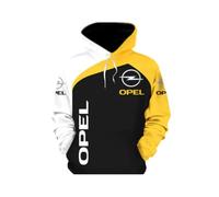 XWSBUDE Kleidung, Für Opel GT Insignia Kadett Kapitan Karl Manta Sweatshirt Hoodie Outdoor-Freizeit-Cardigan-Jacken Klassische Sportbekleidung Joggingkleidung,L