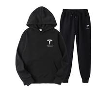 XWSBUDE Kleidung, Für Tesla Model Y 2020- Sweatshirt Hoodie Outdoor-Freizeit-Cardigan-Jacken Klassische Sportbekleidung Joggingkleidung,A-L