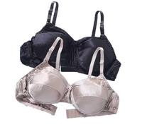 XWSM 2-teiliger Damen-BH Aus Reiner Seide Ultraweich Glatt Triangel-BH Bequem Ohne Bügel Satin Maulbeerseide Tägliche Bralette-Oberteile (Color : W, Size : 75/34AB)