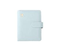 XXCLW Reisepasshülle aus Leder, wasserdicht, Reisepasshülle, Kreditkartenetui, niedliches Reisepassbuch für Damen/Herren, Schnalle, Reisepasshülle, A Blau, Einheitsgröße