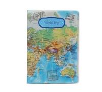 XXCLW Wasserdichte Reisepasshülle für Damen und Herren, modisch, Uni, Visitenkarte, Reisepass, Dokumente, Geldbörse, Tasche, a, Einheitsgröße