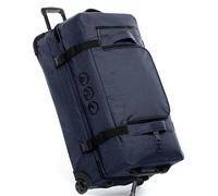 XXL Reisetasche mit 2 Rollen Kane Rollkoffer 80 cm Koffer Sporttasche Reise-Trolley 140 Liter - recyceltes Meeresplastik - wasserabweisend, Ocean-blau