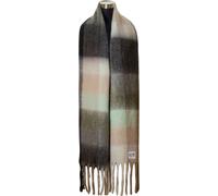XXL-Schal CHILLOUTS "Gero Scarf", Damen, grau (grau, mint), Kunstfaser, kariert, mehrfarbig, Modetücher, mit dicken Fransen (43384355-0) grau, mint