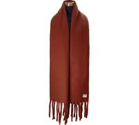 XXL-Schal CHILLOUTS "Govinda Scarf", Damen, braun (rust), Feinstrick, Kunstfaser, unifarben, Modetücher, mit eleganten Fransen (32818166-0) rust