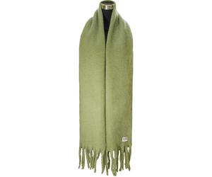 XXL-Schal CHILLOUTS "Govinda Scarf", Damen, grün, Feinstrick, Kunstfaser, unifarben, Modetücher, mit eleganten Fransen (25564207-0) grün