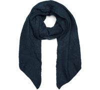 XXL-Schal STYLEBREAKER "Asymmetrischer unifarbener Web Schal", Damen, blau (dunkelblau), Obermaterial: 100% Viskose CV., Modisch, Modetücher (21684356-0) dunkelblau