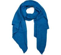XXL-Schal STYLEBREAKER "Asymmetrischer unifarbener Web Schal", Damen, blau (royalblau), Obermaterial: 100% Viskose CV., Modisch, Modetücher (49539005-0) royalblau