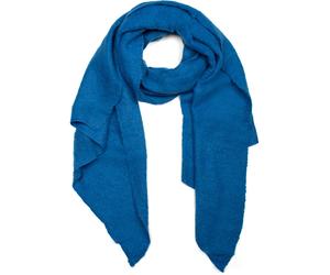 XXL-Schal STYLEBREAKER "Asymmetrischer unifarbener Web Schal", Damen, blau (royalblau), Obermaterial: 100% Viskose CV., Modisch, Modetücher (49539005-0) royalblau
