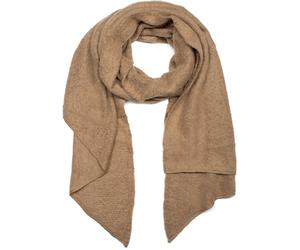 XXL-Schal STYLEBREAKER "Asymmetrischer unifarbener Web Schal", Damen, braun (hellbraun), Obermaterial: 100% Viskose CV., Modisch, Modetücher (61412462-0) hellbraun