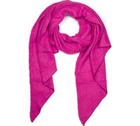 XXL-Schal STYLEBREAKER "Asymmetrischer unifarbener Web Schal", Damen, lila (himbeere), Obermaterial: 100% Viskose CV., Modisch, Modetücher (72049940-0) himbeere