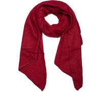XXL-Schal STYLEBREAKER "Asymmetrischer unifarbener Web Schal", Damen, rot (bordeaux, rot), Obermaterial: 100% Viskose CV., Modisch, Modetücher (29286159-0) bordeaux, rot