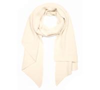 XXL-Schal STYLEBREAKER "Asymmetrischer unifarbener Web Schal", Damen, weiß (creme), Obermaterial: 100% Viskose CV., Modisch, Modetücher (76313536-0) creme