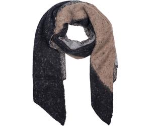 XXL-Schal STYLEBREAKER "Asymmetrischer Web Schal 3-Farbig", Damen, schwarz (schwarz, grau, taupe), Obermaterial: 80% Viskose CV. 20% Wolle WO., Modisch, Modetücher (60199952-0) schwarz, grau, taupe